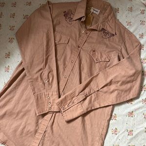 Wrangler pearl snap